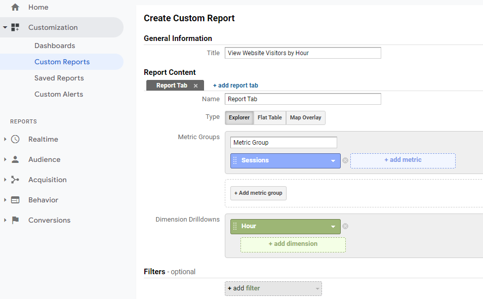 check popular times on google analytics